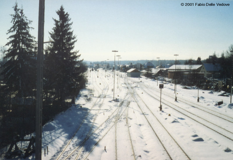 Die südliche Bahnhofsausfahrt in Memmingen
