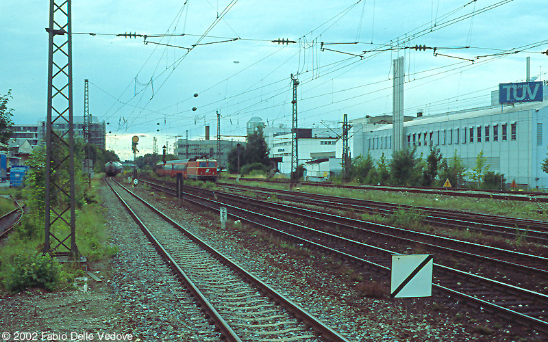 S-Bahn-Station München Heimeranplatz - Blick nach Nordwesten in Richtung München Laim